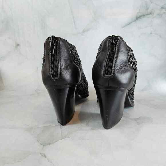 Jeffery Campbell‎ Gallup leather Bootie, black, size 6 - Picture 3 of 8